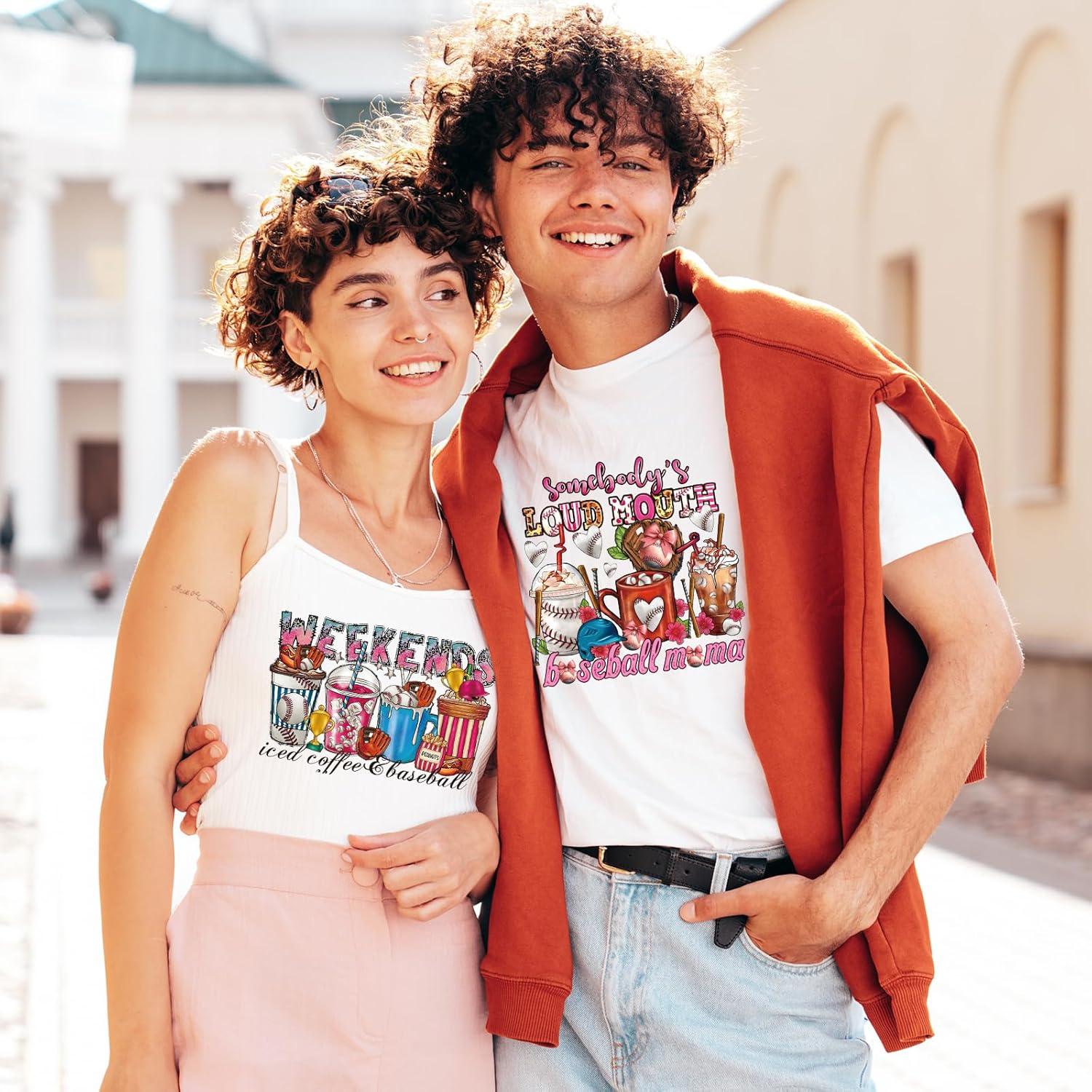 Transferencias de Calor Falueqg - 12 Piezas para Camisetas