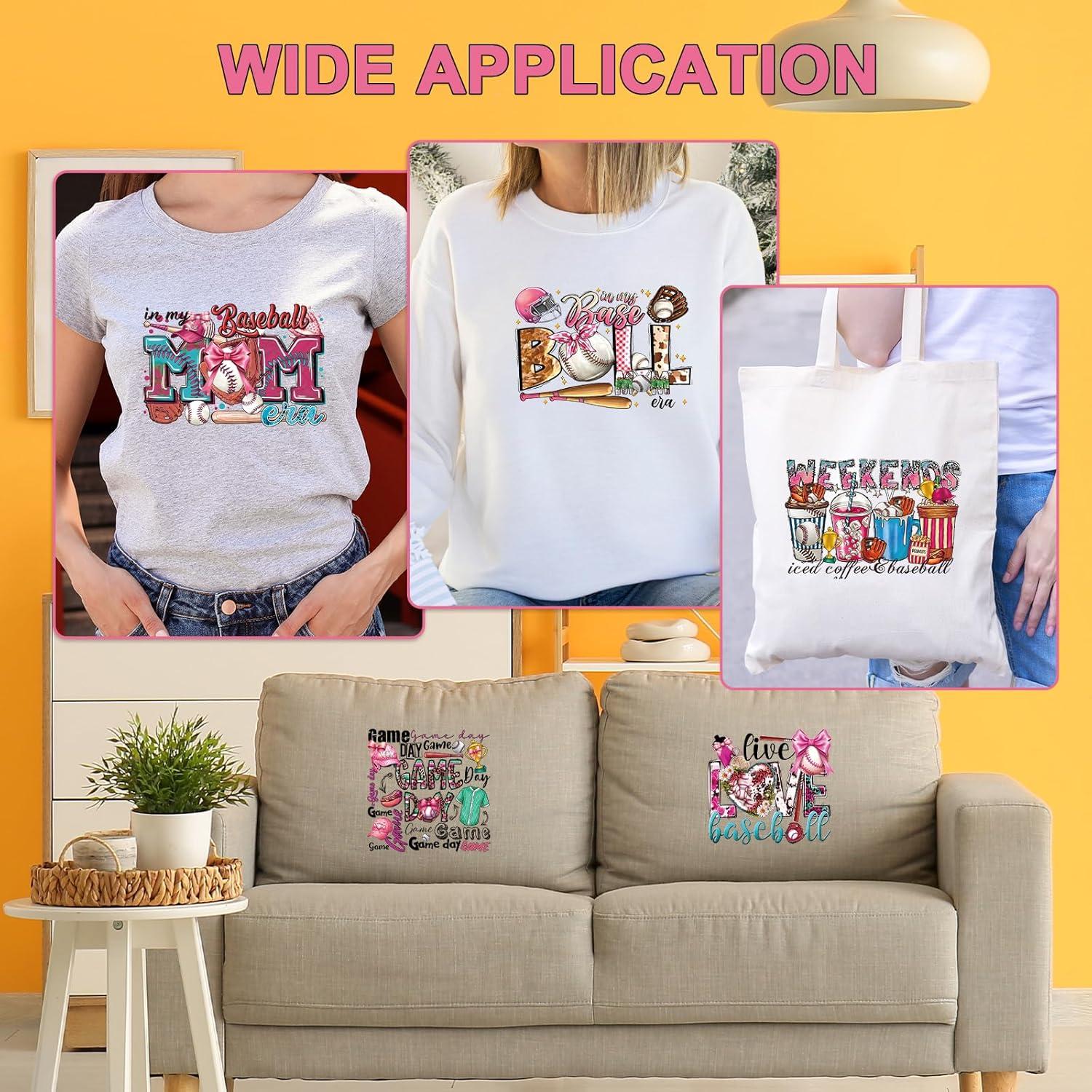 Transferencias de Calor Falueqg - 12 Piezas para Camisetas