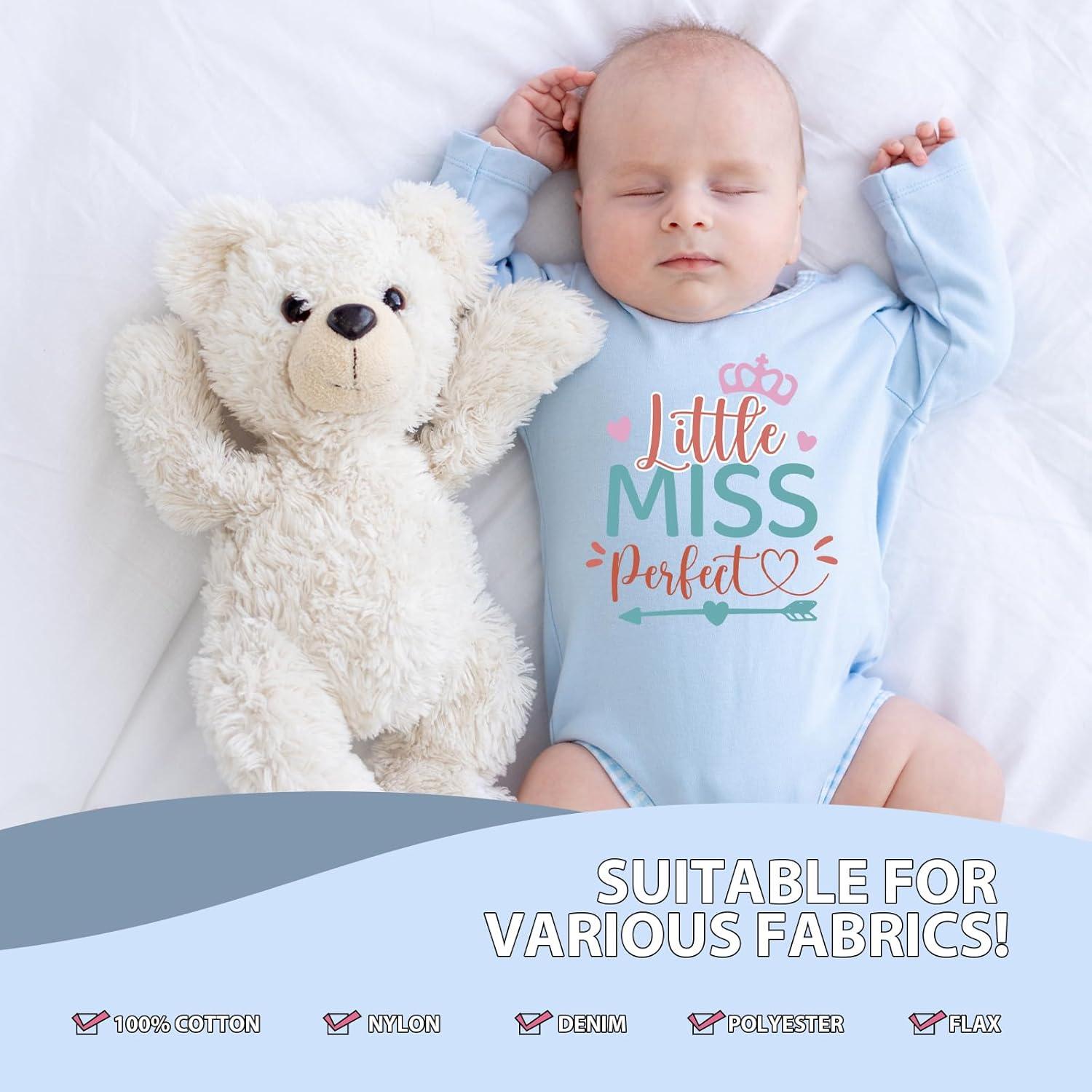 Transferencias de Planchar Falueqg 36 Piezas Niñas Vinilo