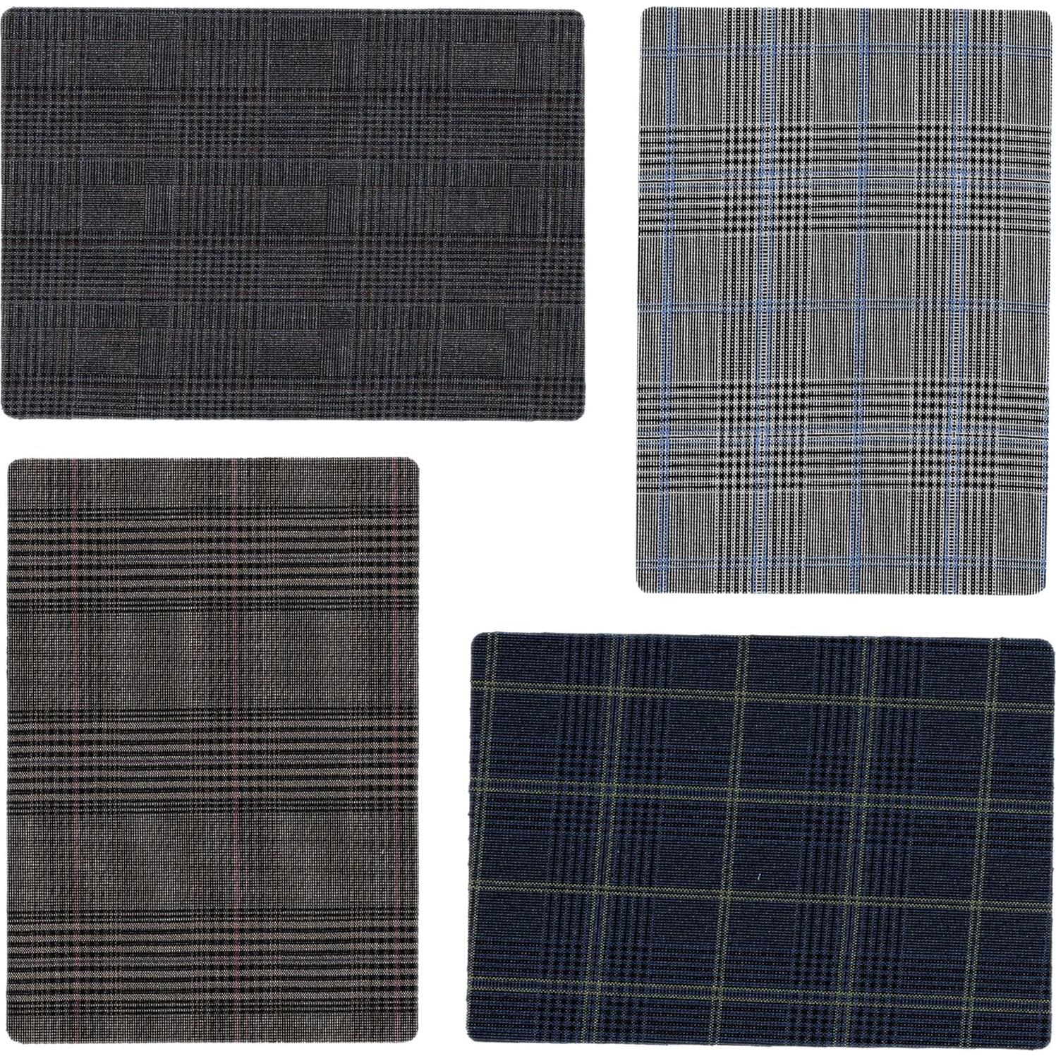 Parches de Tela para Planchar ZEFFFKA 100% Algodón 4 Piezas 13x18cm