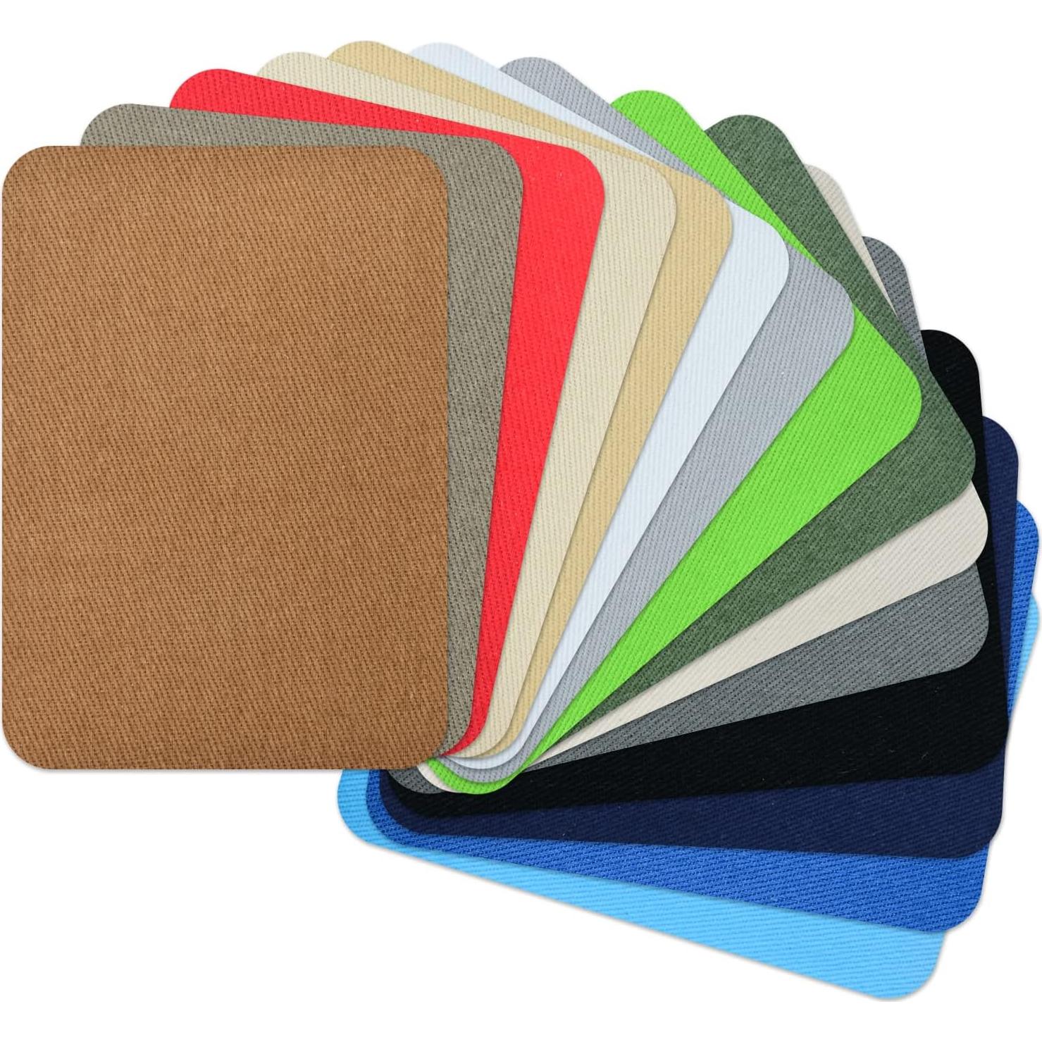 Parche de Mezclilla Butie 12 Piezas 7.5x10.5 cm Beige Algodón