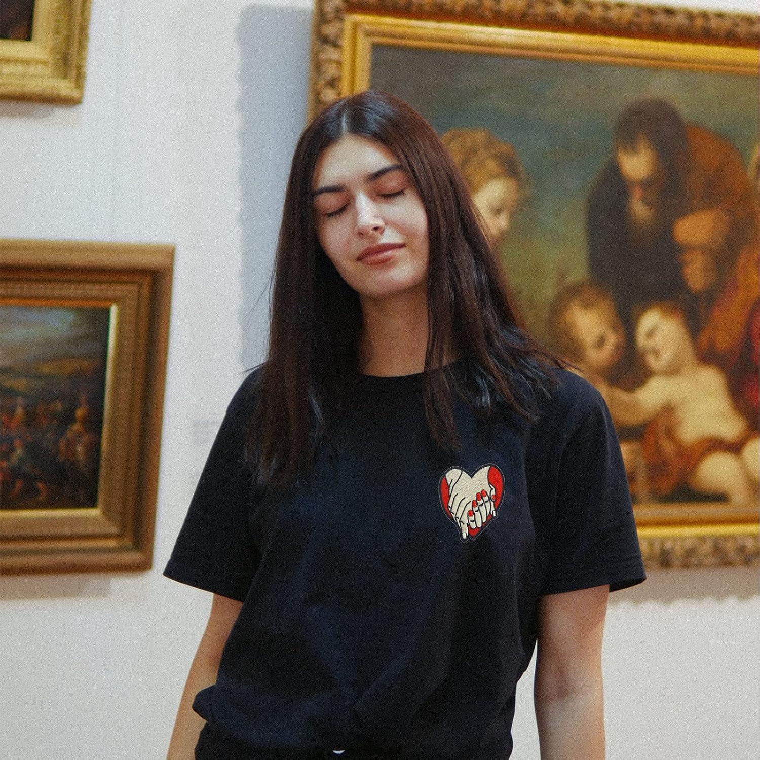 4 Parches de Planchar Joynaamn Corazón Calavera Bordados