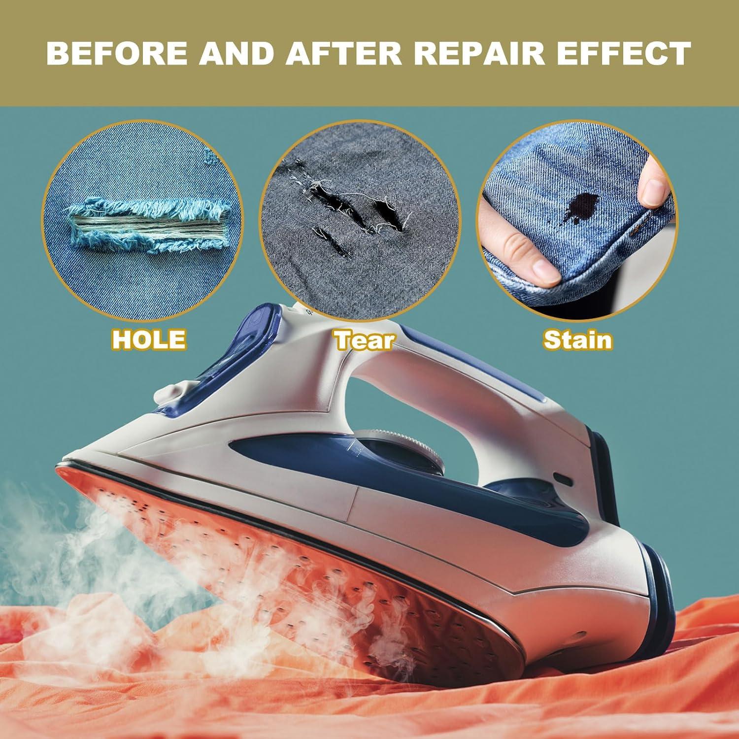 Parches Termoadhesivos PATIKIL 11x18 cm Marrón - Paquete de 6