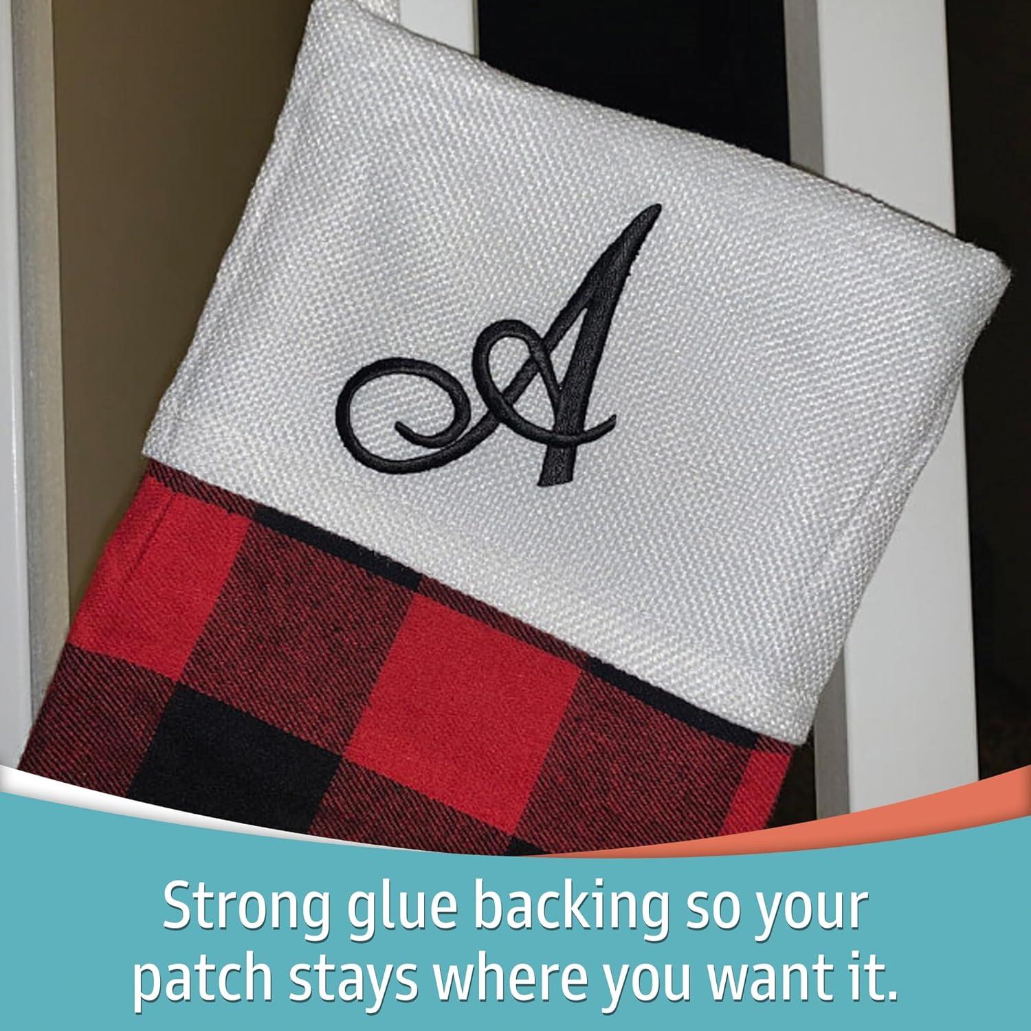 Kit de Parches de Letras Monograma 26 Piezas Lagartos Riendo