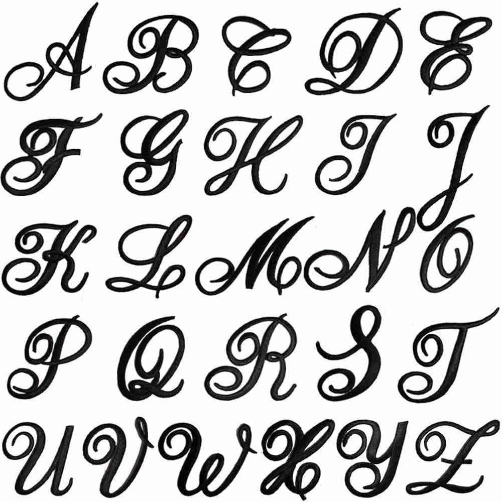 Kit de Parches de Letras Monograma 26 Piezas Lagartos Riendo