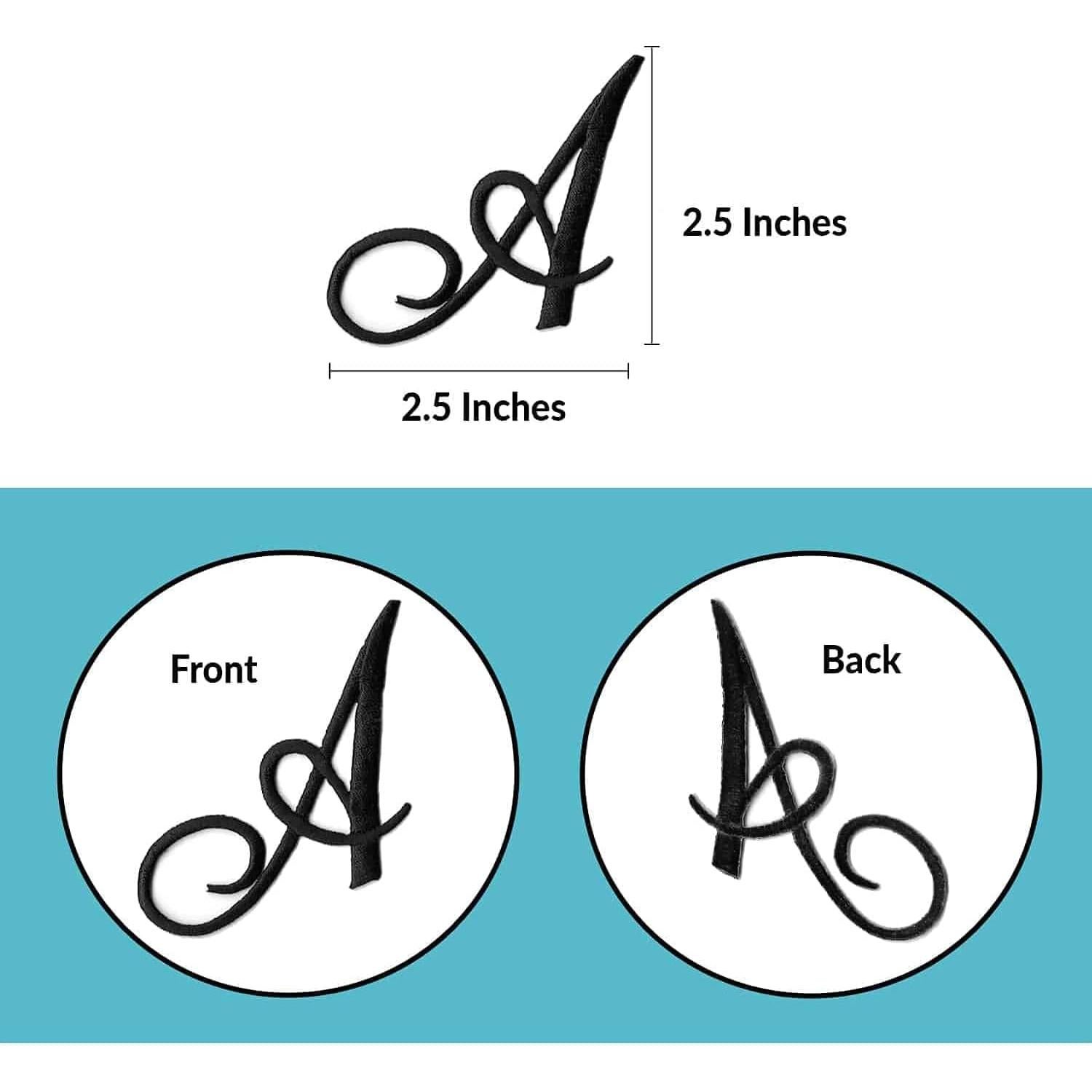 Kit de Parches de Letras Monograma 26 Piezas Lagartos Riendo