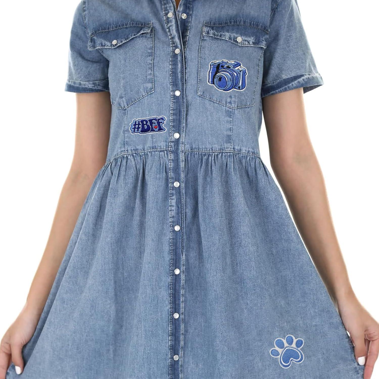 16 Parches Termoadhesivos Bordados Yayatty para Ropa y Accesorios