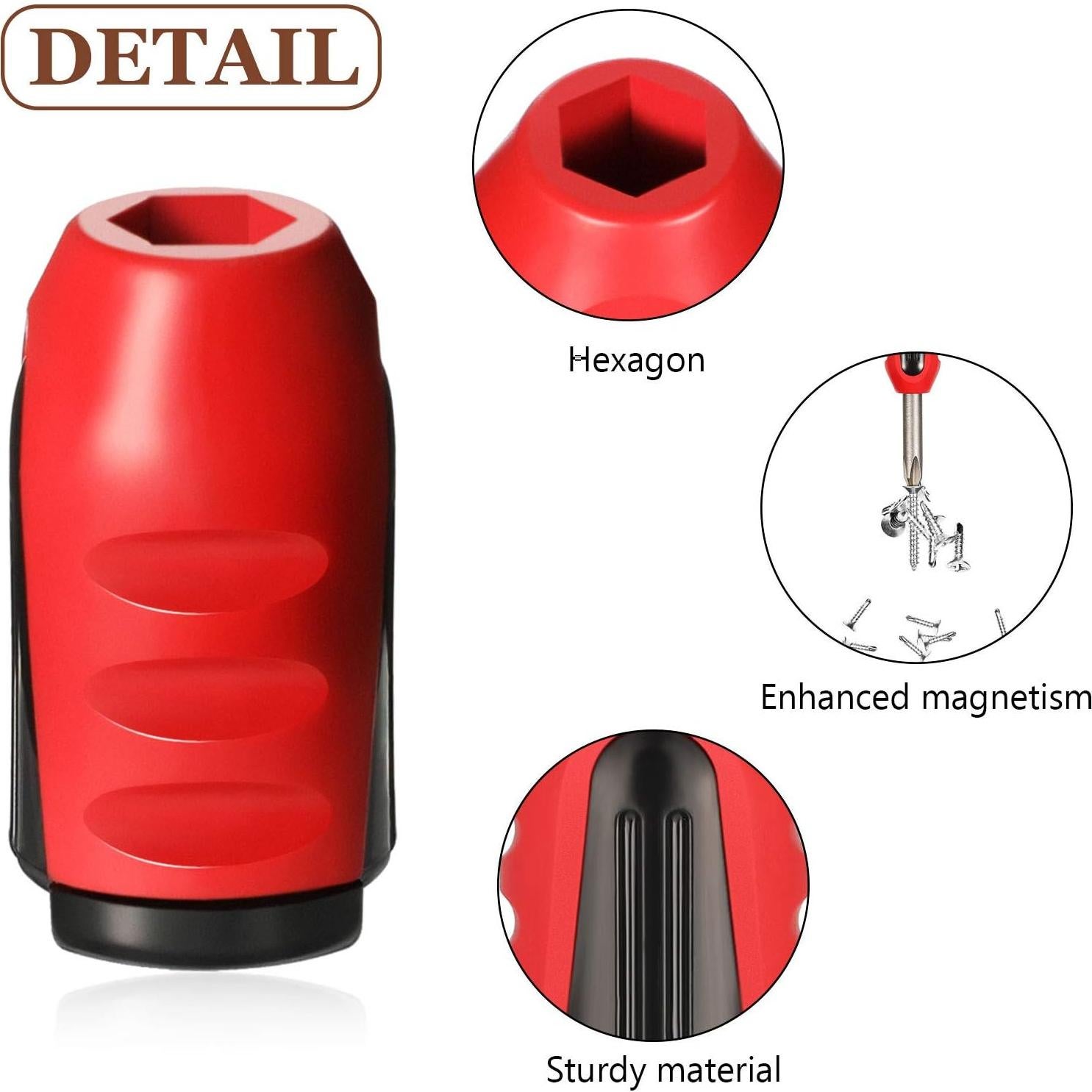 Anillos magnéticos para tornillos Ripeng 6.35 mm 5 piezas