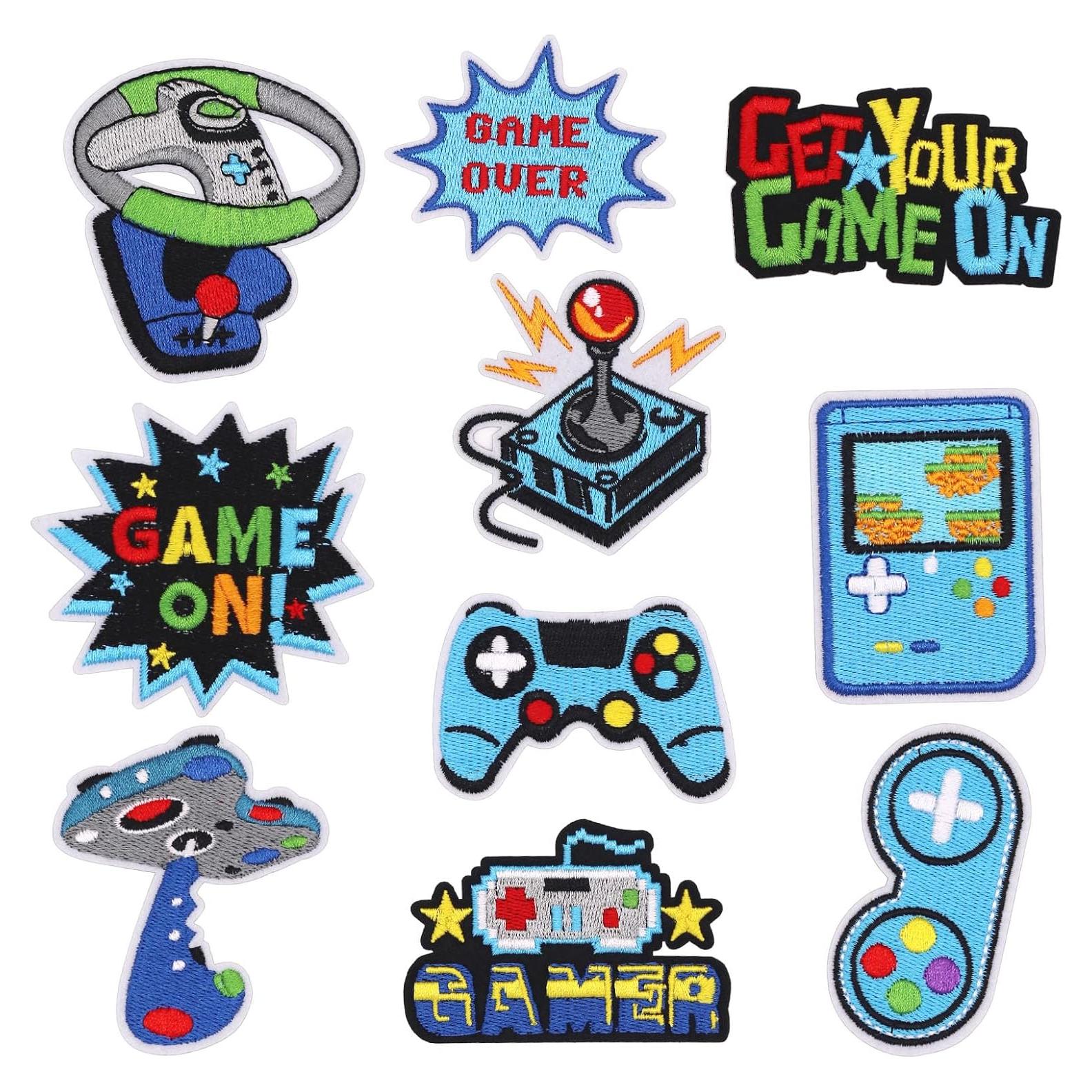 10 Parches Bordados de Videojuego LNESEAU para Ropa DIY