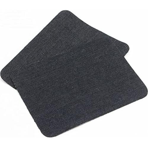 Parches Termoadhesivos AKOAK 6 Piezas 12.5x9.5 cm Algodón Negro