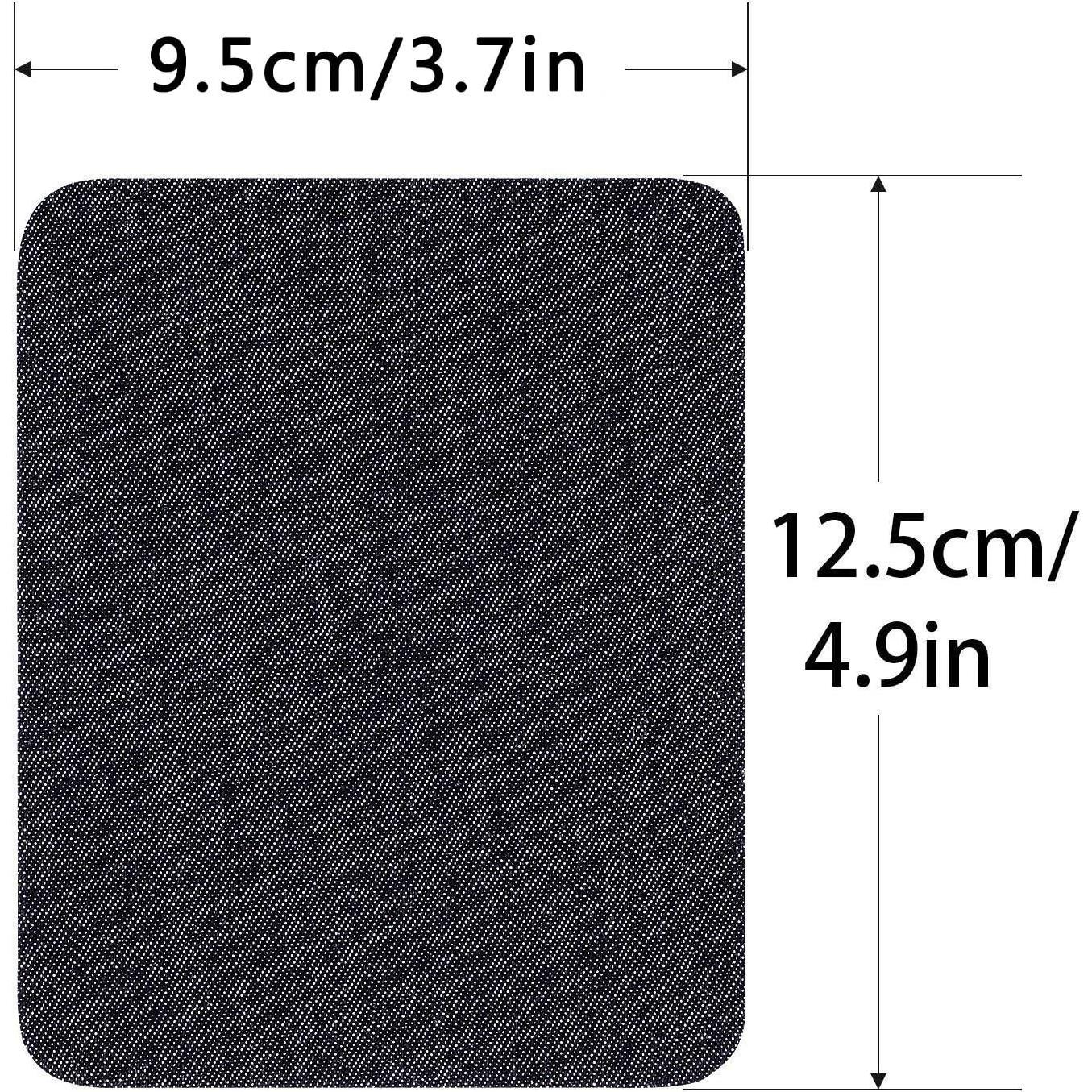 Parches Termoadhesivos AKOAK 6 Piezas 12.5x9.5 cm Algodón Negro