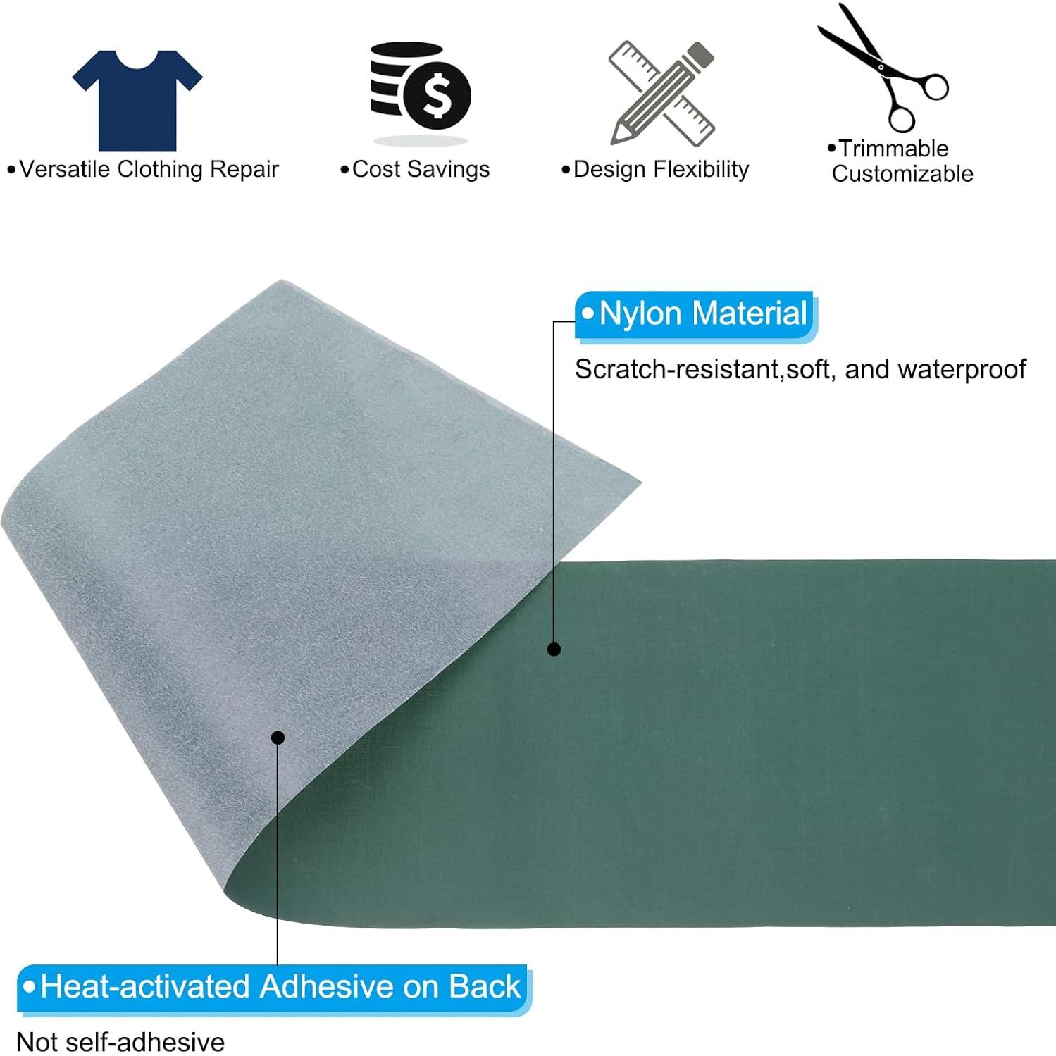 Parche de Tela Termoadhesivo PATIKIL 150x6 cm Amarillo