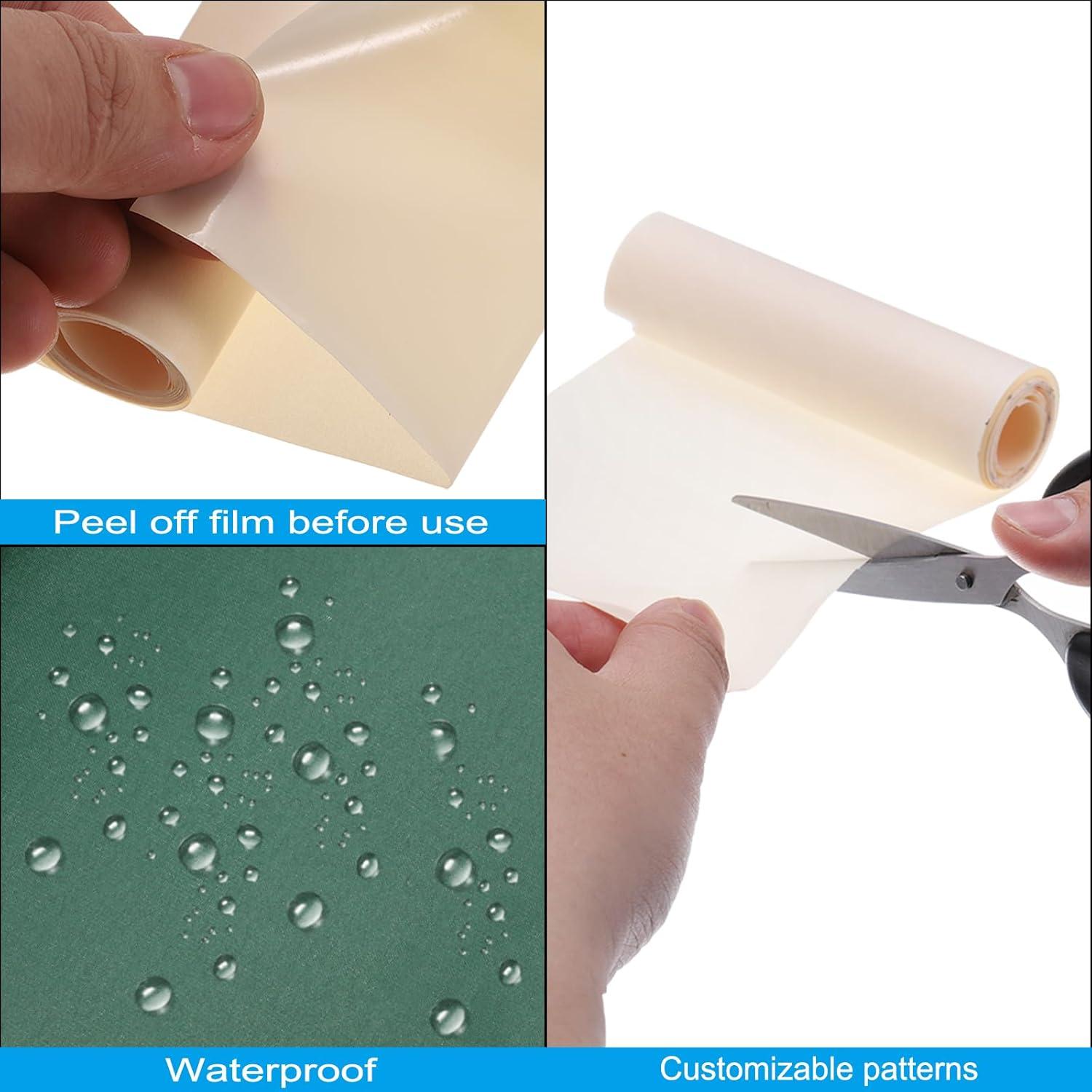 Parche de Tela Termoadhesivo PATIKIL 150x6 cm Amarillo