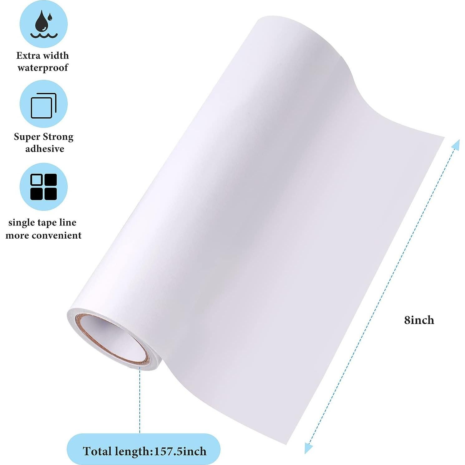 Hoja Adhesiva Doble Cara Outus 20.32 x 400 cm - 1 Rollo