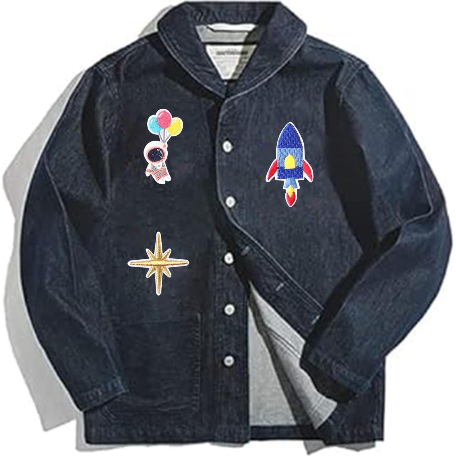 26 Parches Termoadhesivos Espaciales OEMOO para Ropa y Accesorios