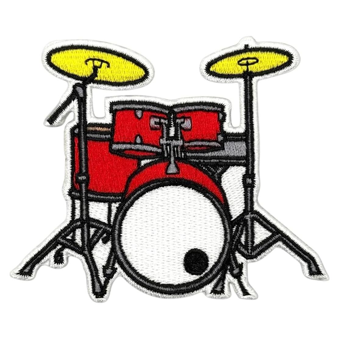 Parche Bordado Planchar 8.89 cm Genérico - Rojo/Amarillo/Negro