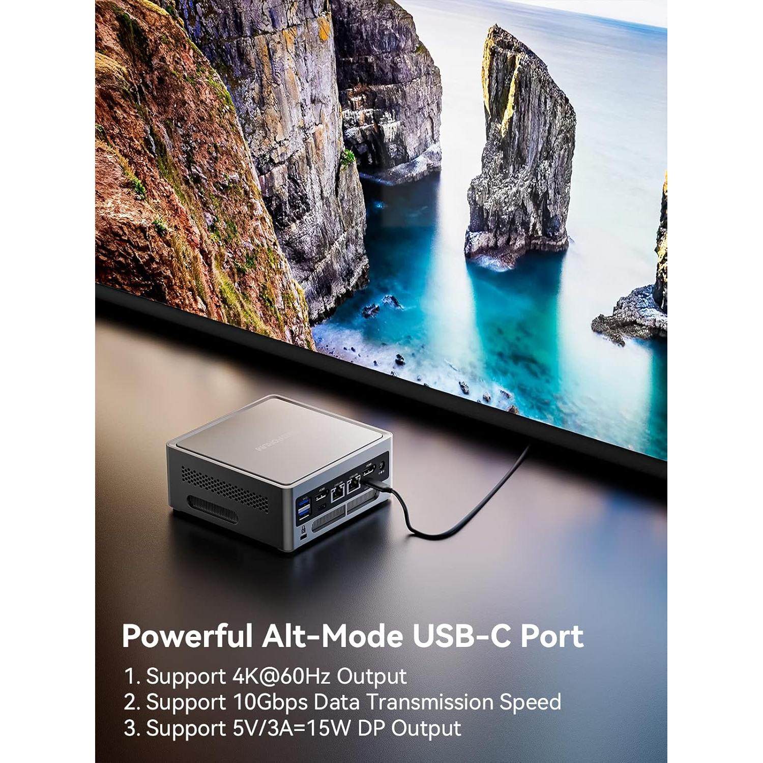 MINISFORUM NAB6 Lite Mini PC i5-12600H 16GB RAM 512GB SSD