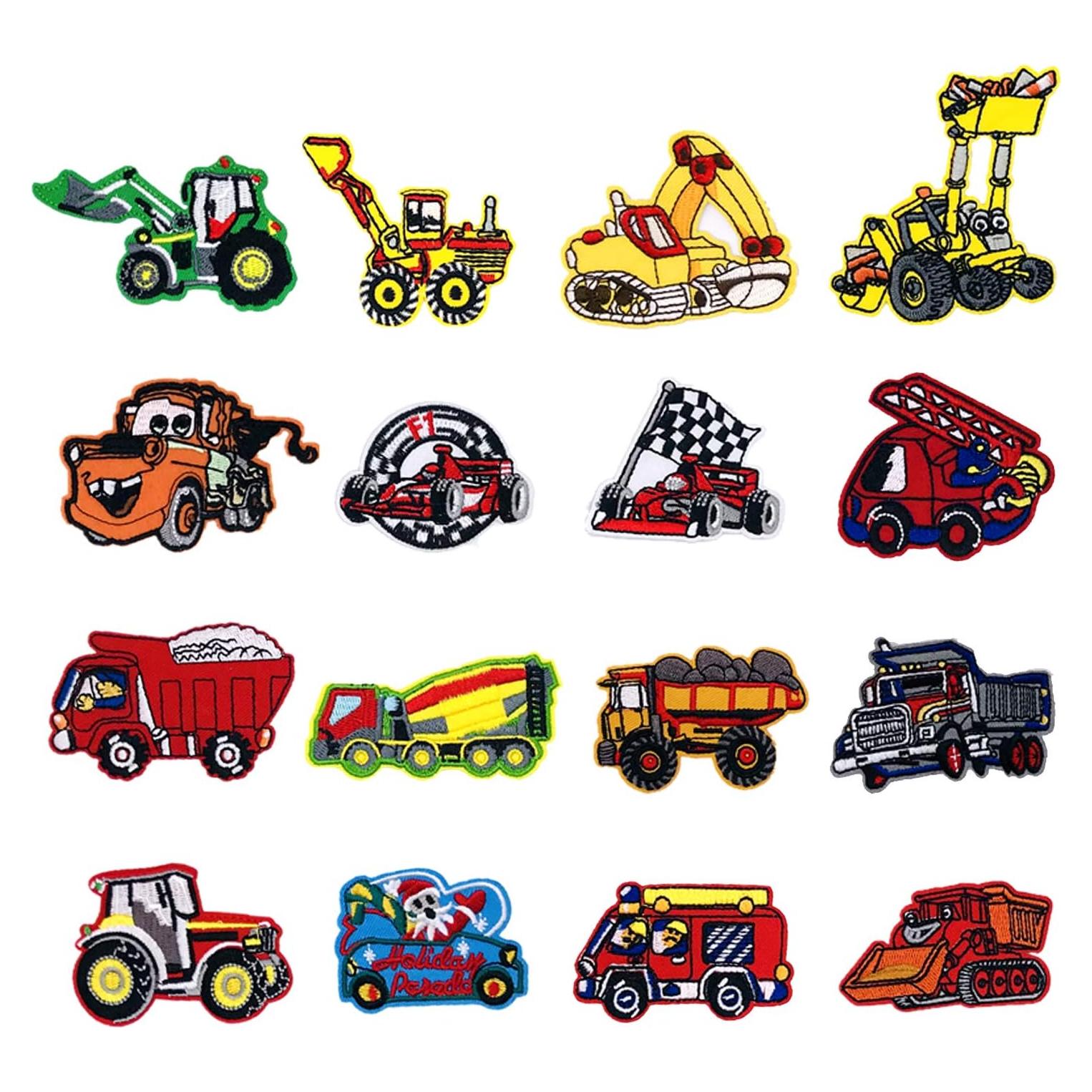 Woohome 16 Parches de Hierro Vehiculares para Ropa y Manualidades