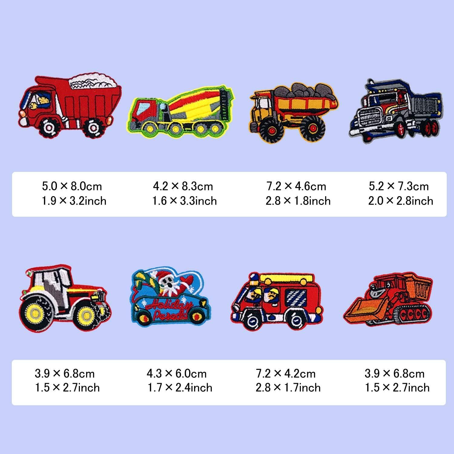 Woohome 16 Parches de Hierro Vehiculares para Ropa y Manualidades