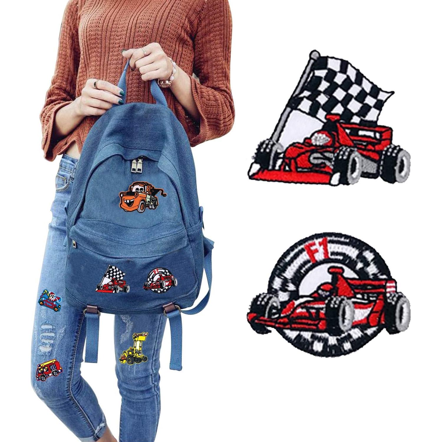 Woohome 16 Parches de Hierro Vehiculares para Ropa y Manualidades