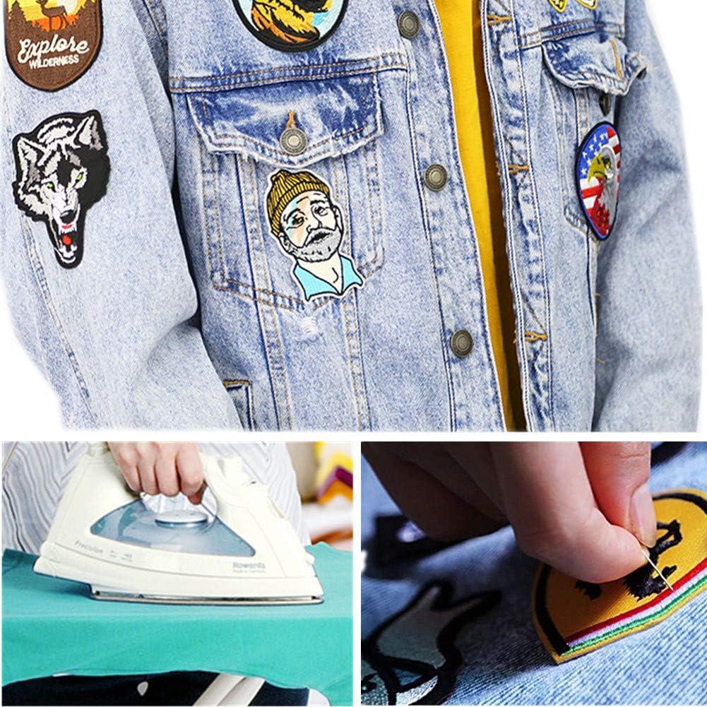 Kit de 10 Parches Bordados Corazón Salvar la Tierra Zhiheng