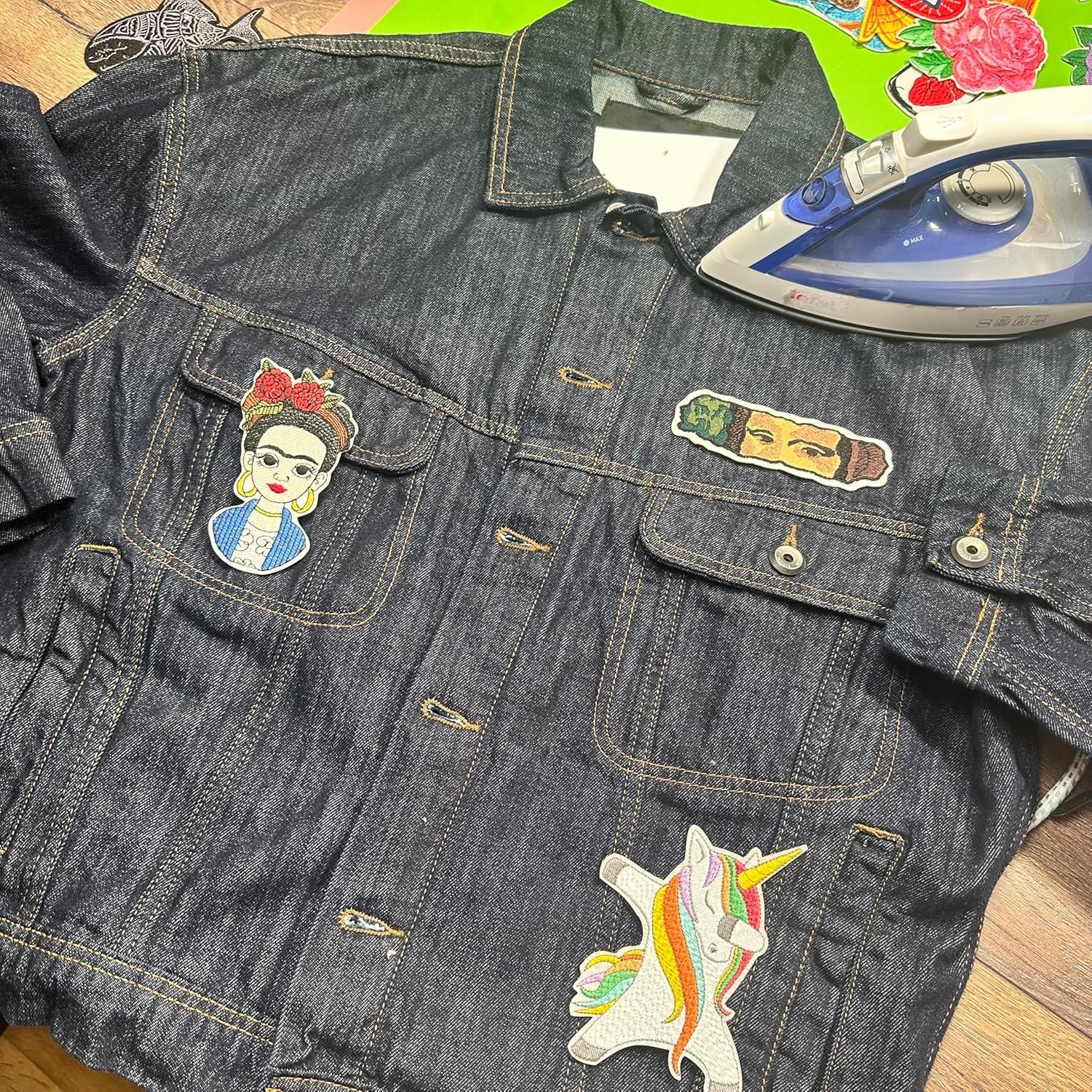 Parche Termoadhesivo Estrella Oli y Alex - Cielo 7.87x7.62cm