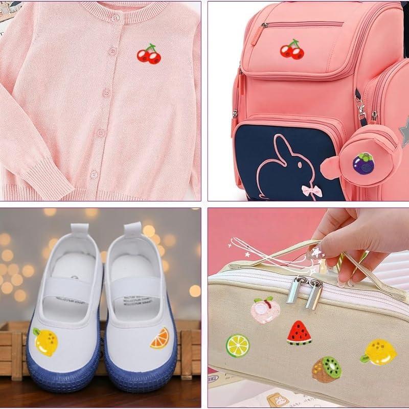 50 Piezas Parches Bordados de Frutas Urier para Planchar