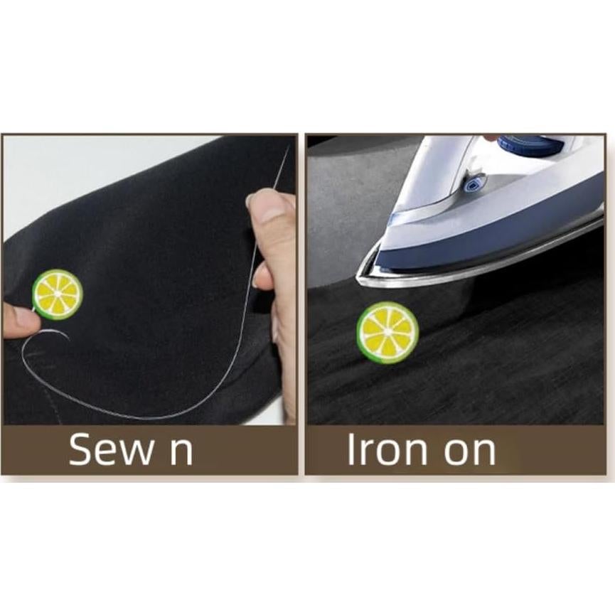 50 Piezas Parches Bordados de Frutas Urier para Planchar