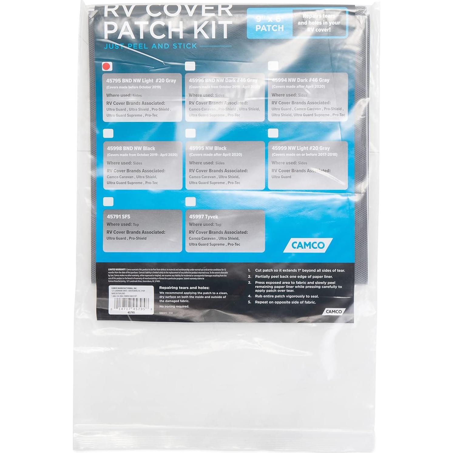 Kit de Parche para Cubierta de RV Camco ULTRAGuard 2.74m x 0.23m
