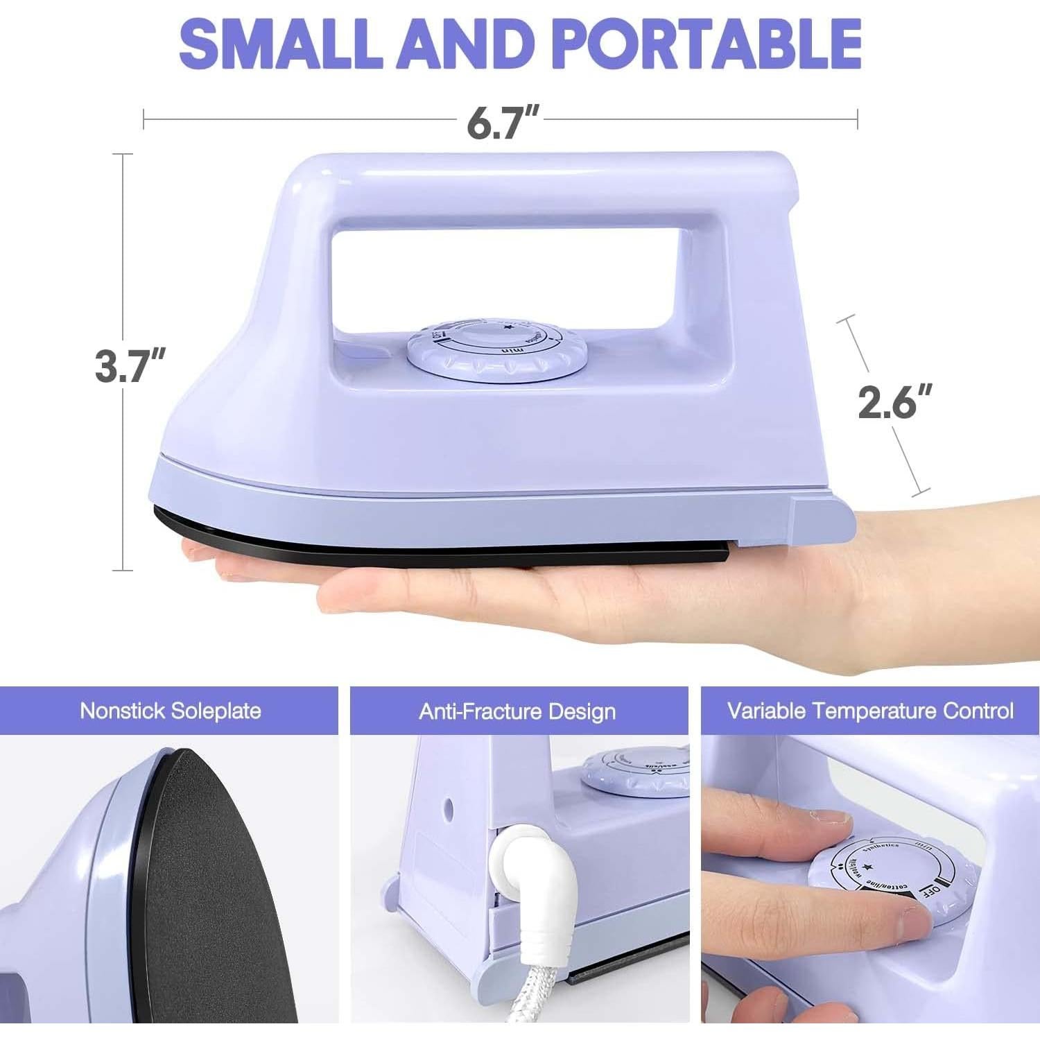 Mini Prensa de Calor Portátil 400W - Cerámica y Plástico