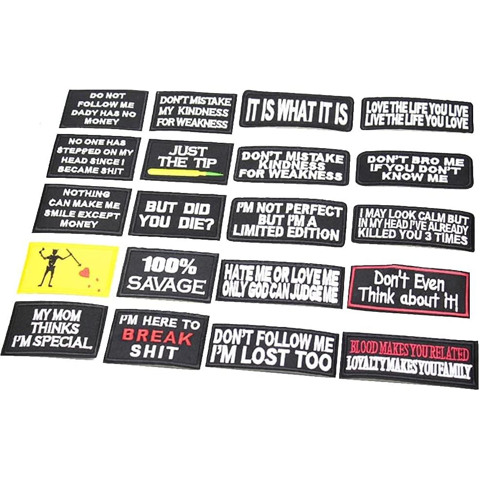 Parche U-Sky 20 Piezas Vintage para Planchar o Coser