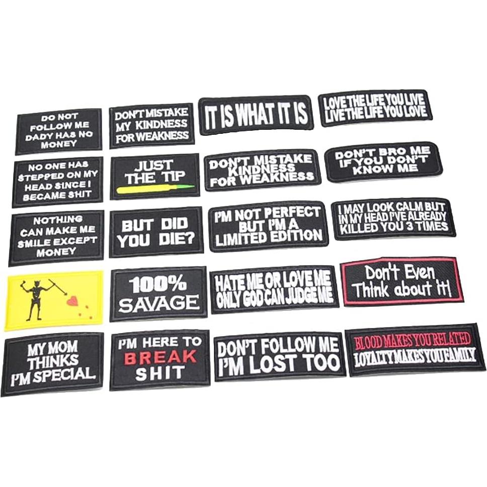 Parche U-Sky 20 Piezas Vintage para Planchar o Coser