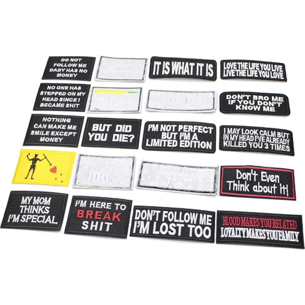 Parche U-Sky 20 Piezas Vintage para Planchar o Coser