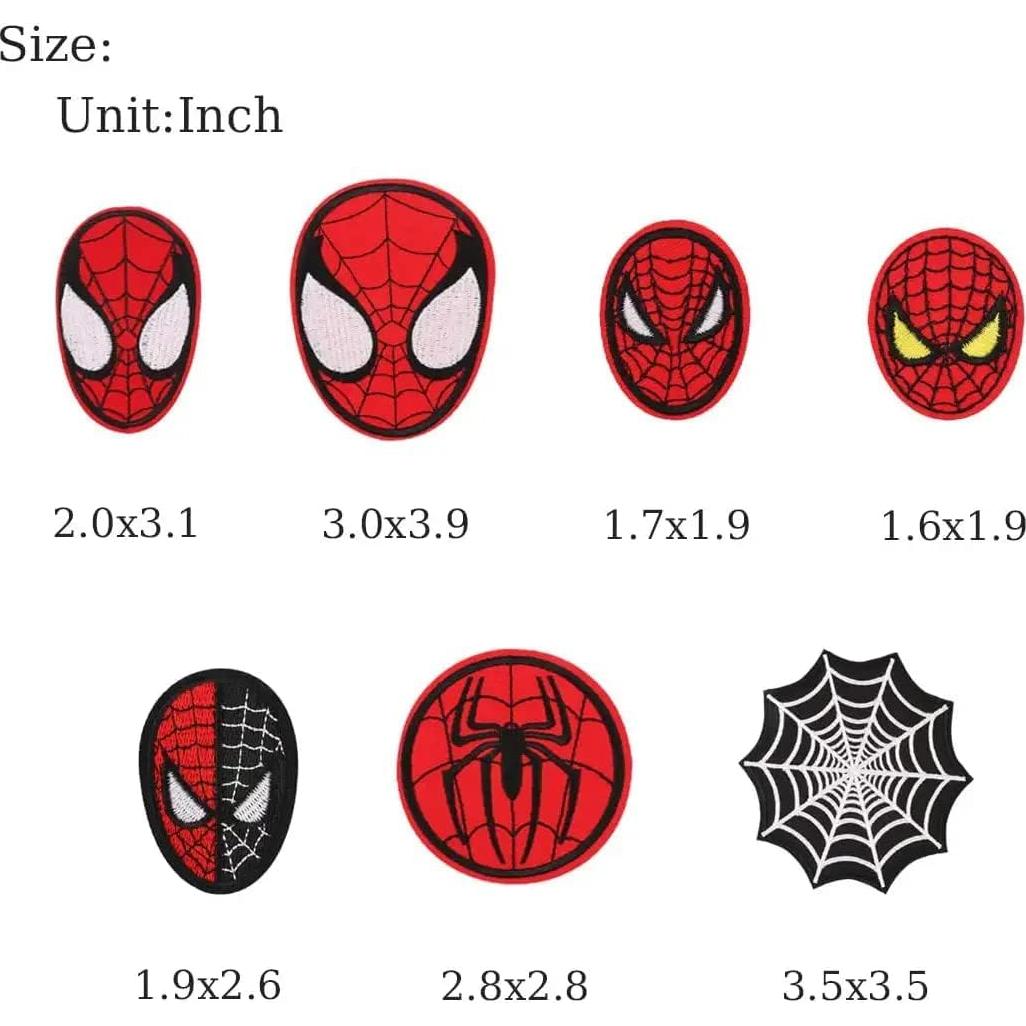 Set de 14 Parches Bordados HITOMOSU para Planchar