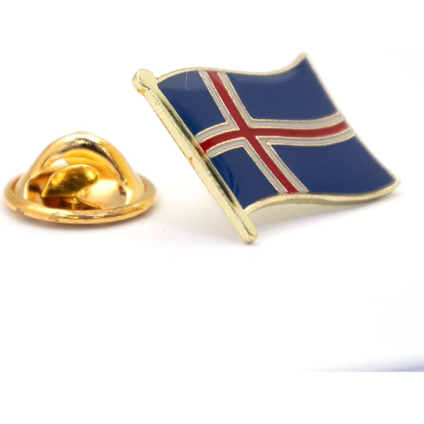 Kit Parche y Pin Bandera Islandia A-ONE - 2 Piezas