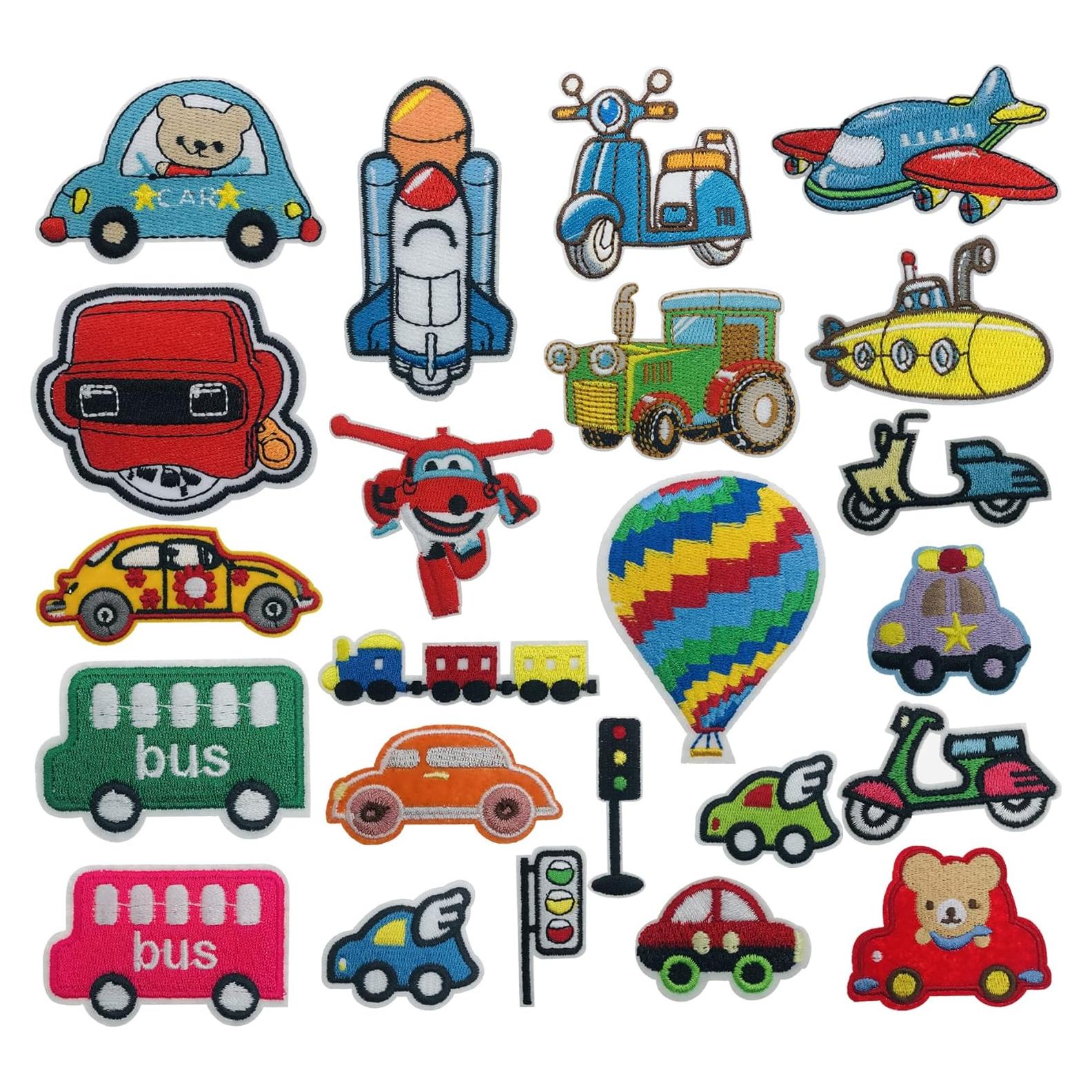 Kit de Parches de Hierro Woohome 23 PCS para Ropa y Manualidades