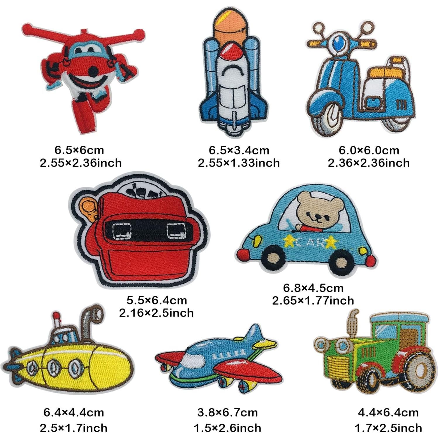 Kit de Parches de Hierro Woohome 23 PCS para Ropa y Manualidades