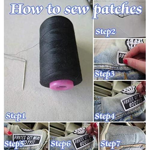 10 Piezas Parches Bordados Florales MSCFTFB 8x11cm Azul