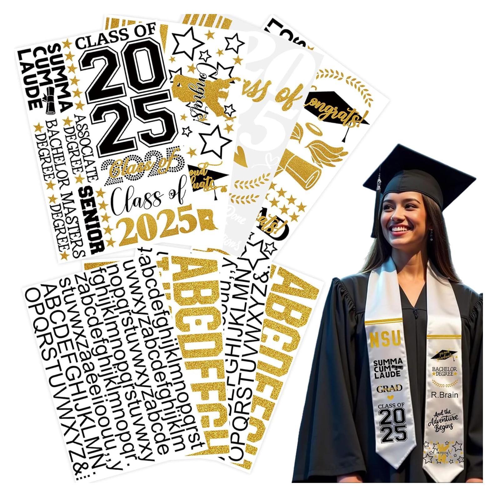 Estola de Graduación Celepaty Personalizada 2025 Vinilo HTV