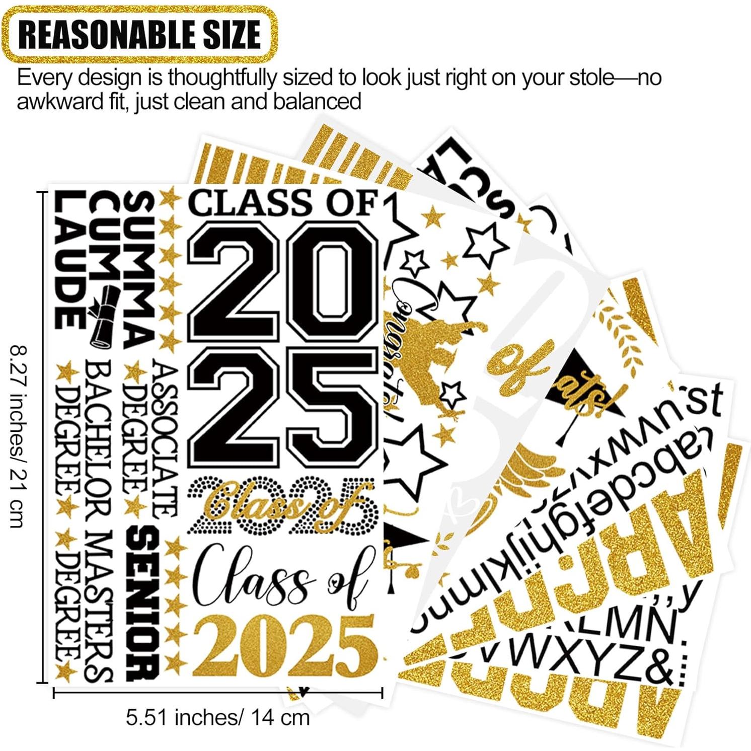 Estola de Graduación Celepaty Personalizada 2025 Vinilo HTV