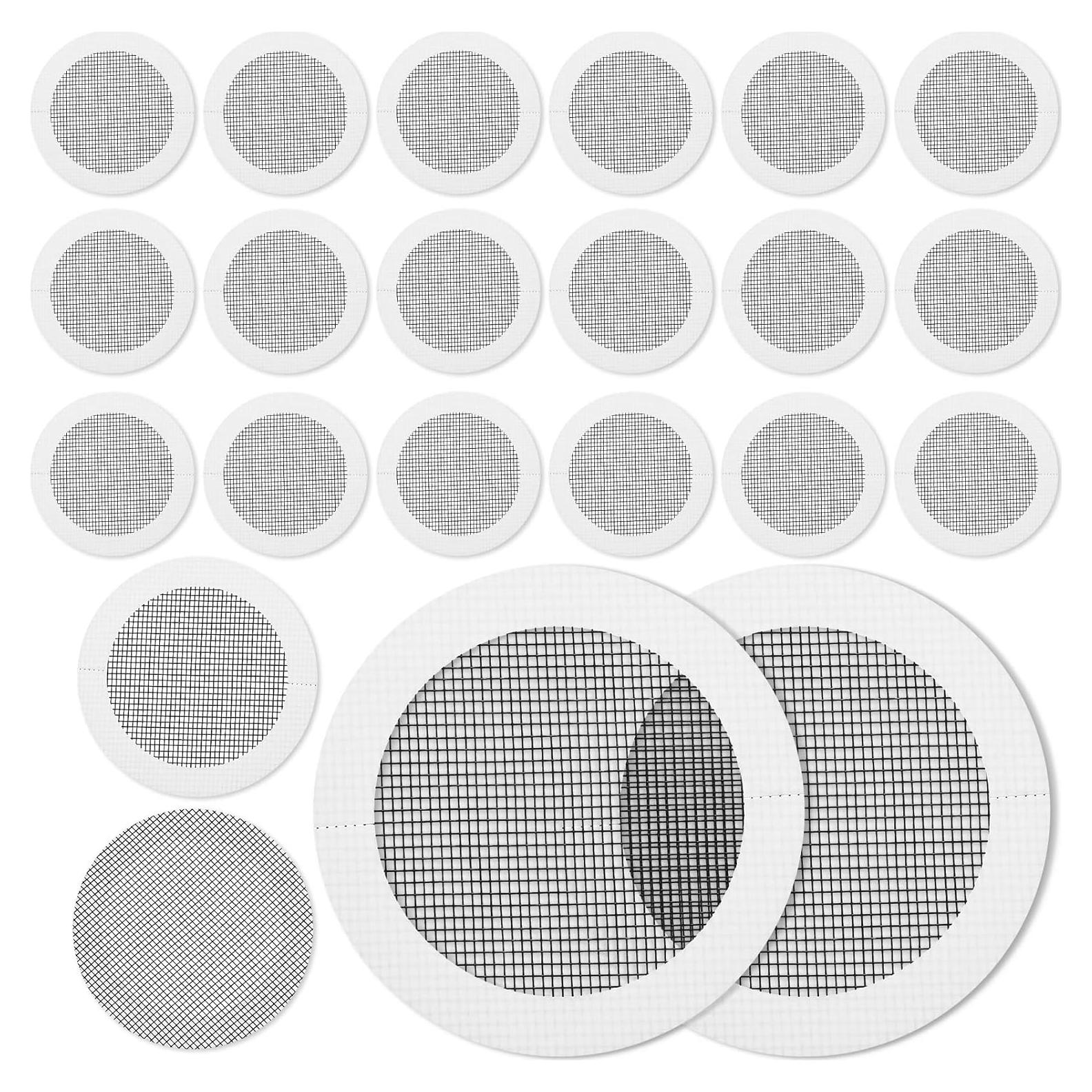 Kit de Parches de Reparación Tondiamo 20 Piezas 8 cm Negro