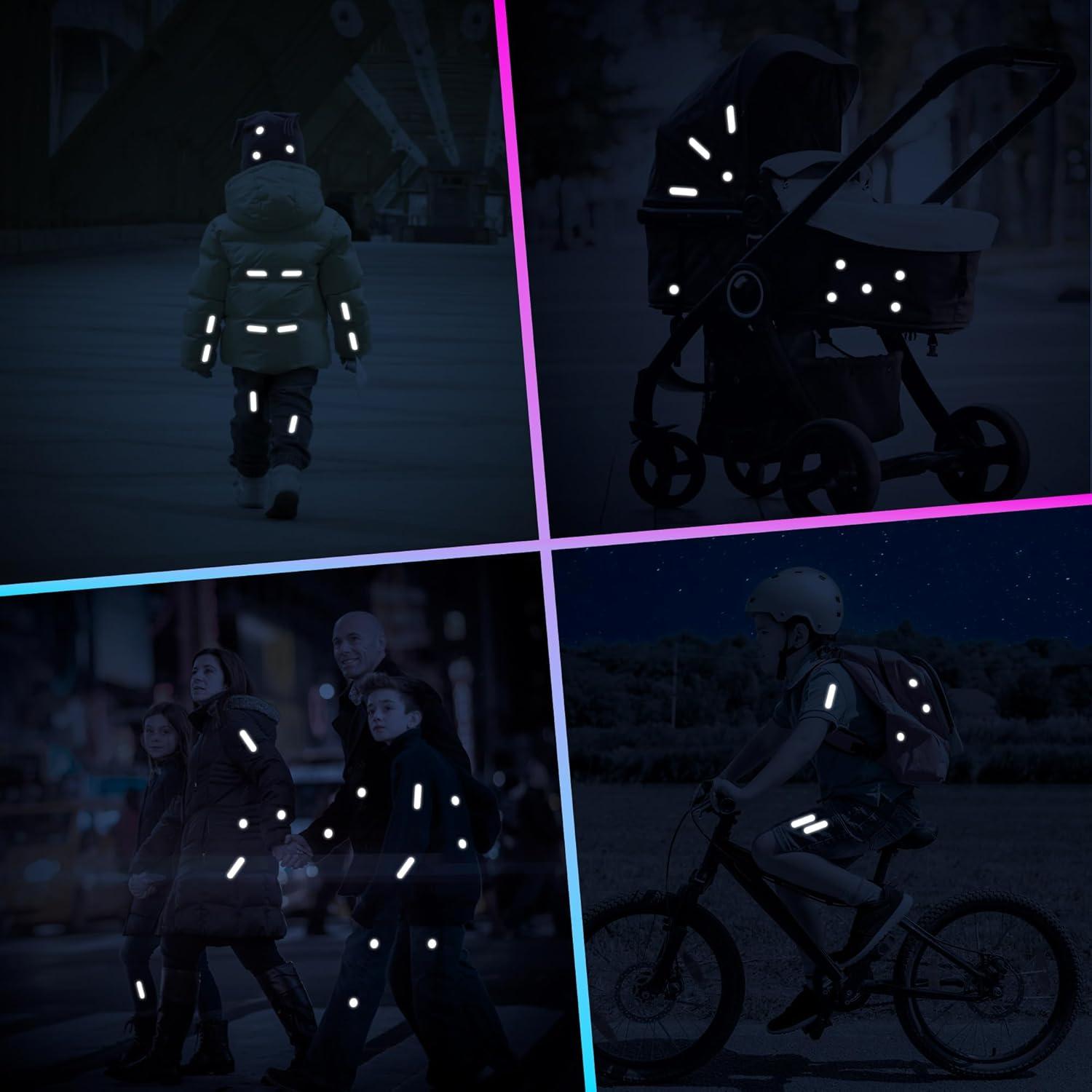 Calcomanías Reflectantes LOOM para Ropa - Impermeables y Duraderas