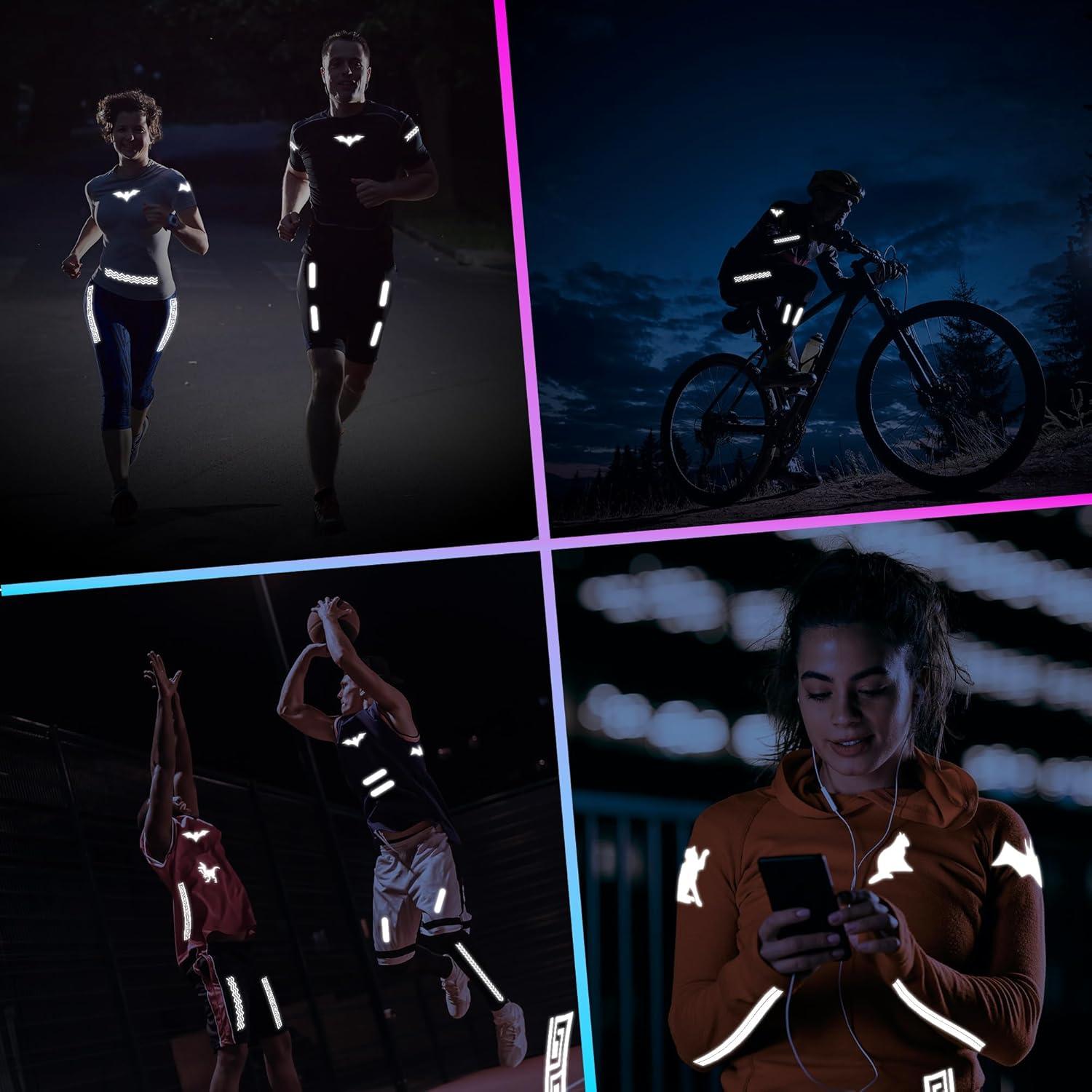 Calcomanías Reflectantes LOOM para Ropa - Impermeables y Duraderas