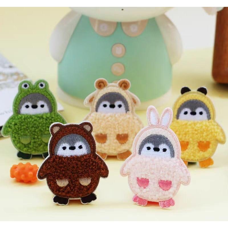 Kit de Apliques Bordados Pingüino Wmiswen 5 Pcs 6.1 cm