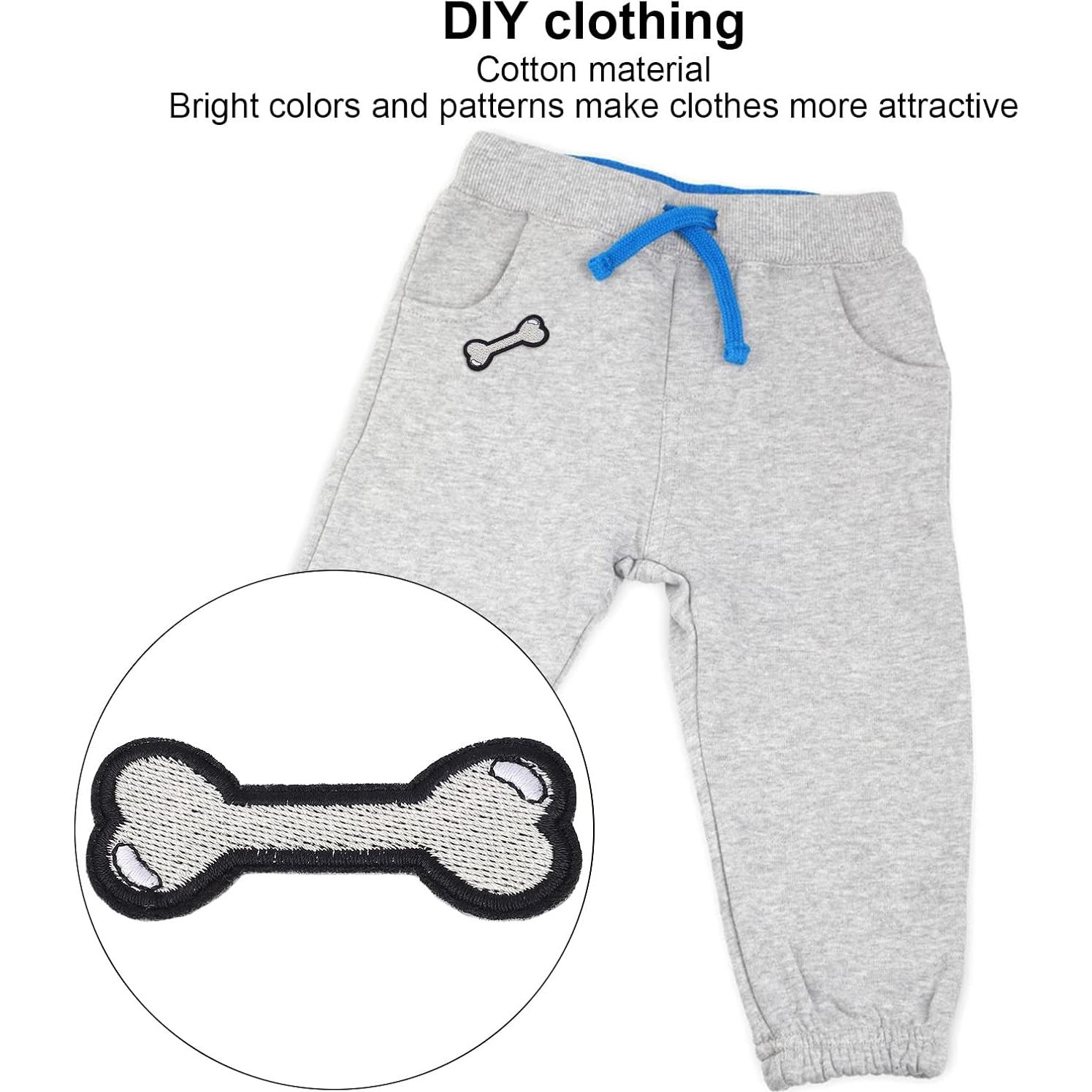 Parche de Hierro Naroote Hueso de Perro 6x2.8 cm - 6 Piezas