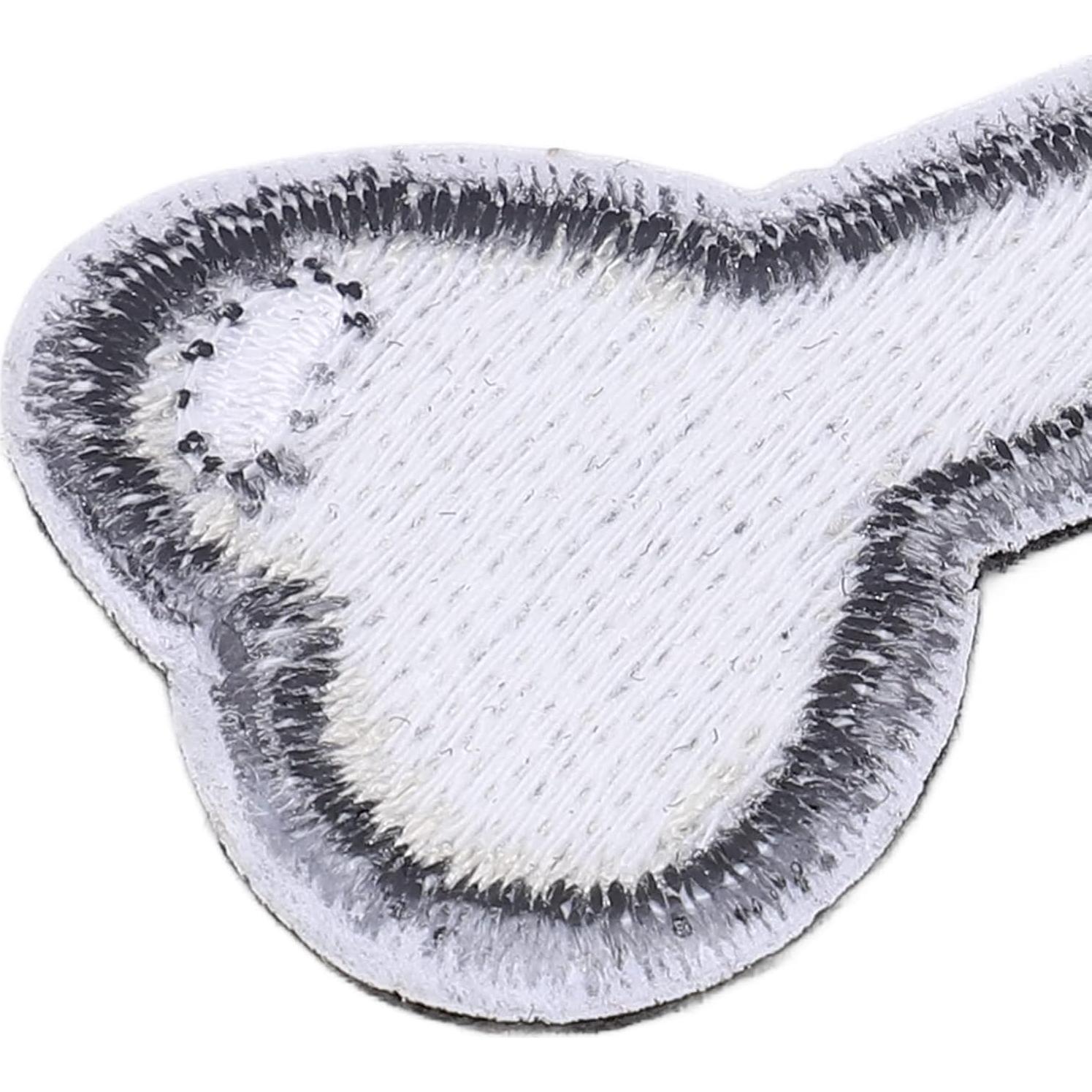 Parche de Hierro Naroote Hueso de Perro 6x2.8 cm - 6 Piezas