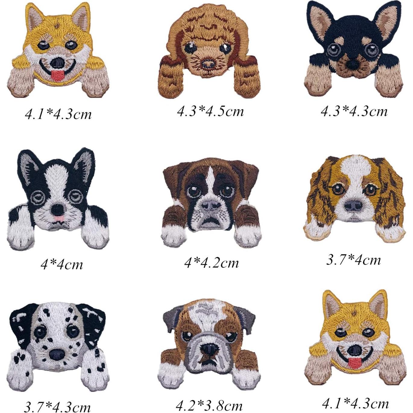 Woohome 20 Piezas Parches de Hierro Bordados para Ropa