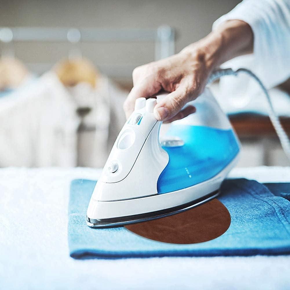 Quluxe 20 Pcs Parches Termoadhesivos Ovalados de Ante Multicolor