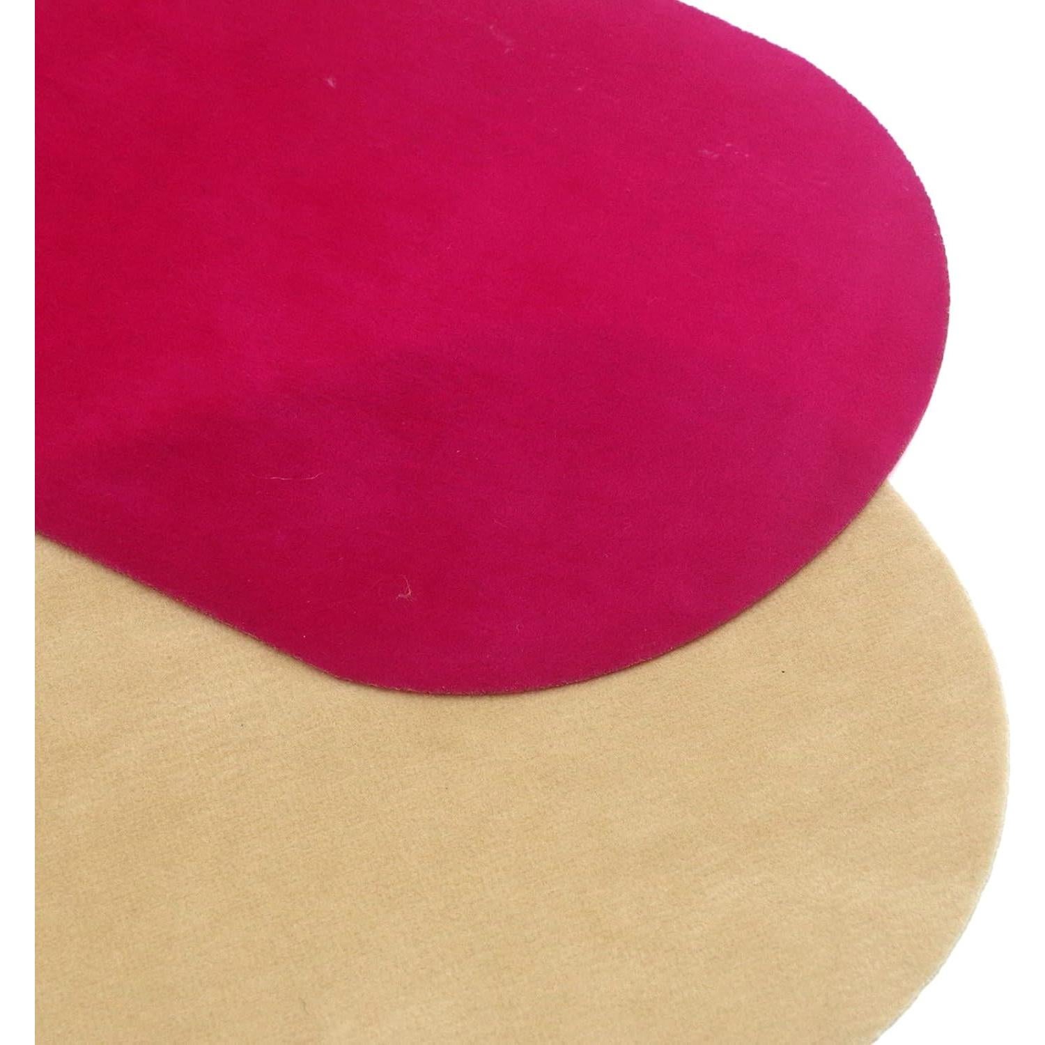 Quluxe 20 Pcs Parches Termoadhesivos Ovalados de Ante Multicolor