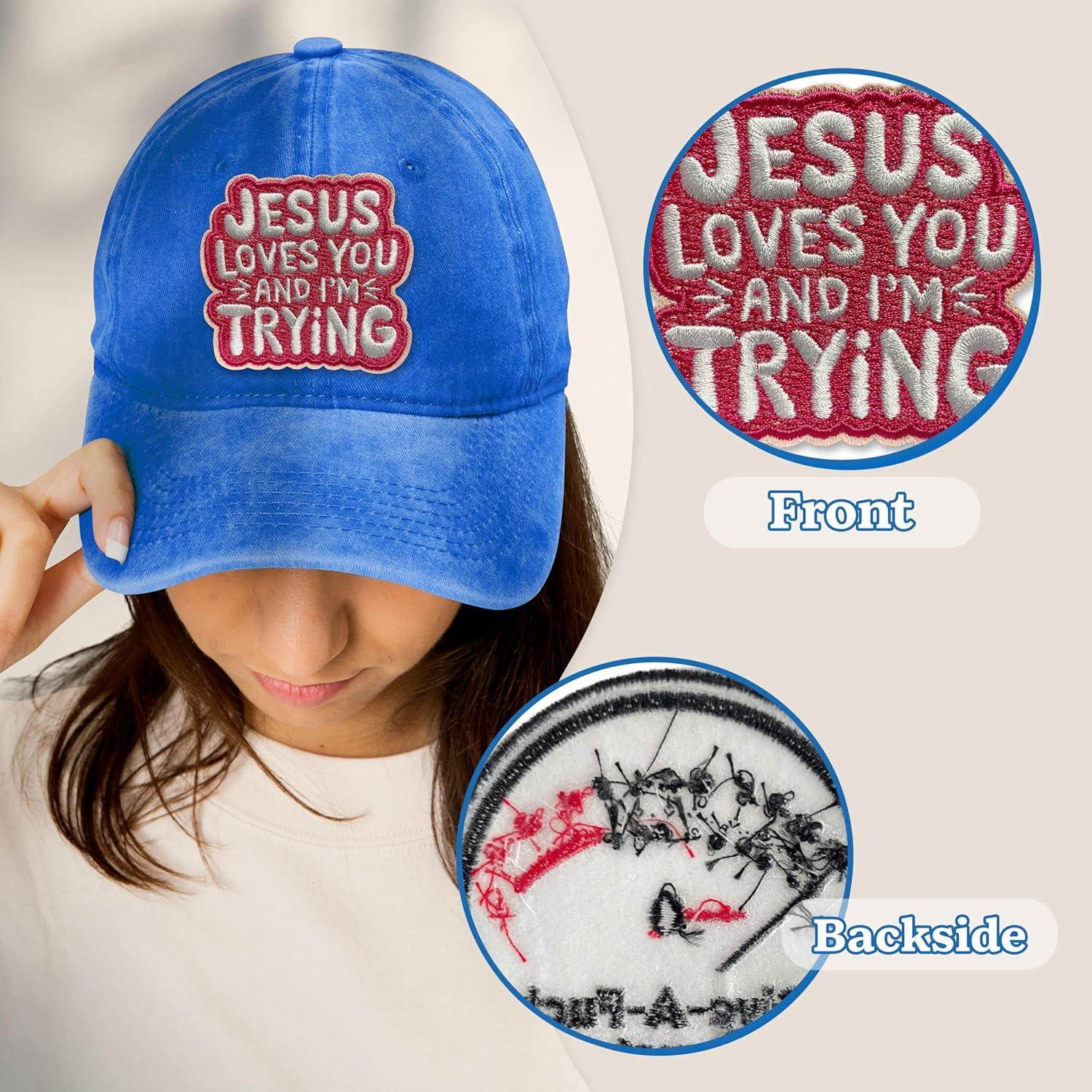 Parche CALATALLY Jesús te ama 7.6x7.6 cm Plancha o Coser